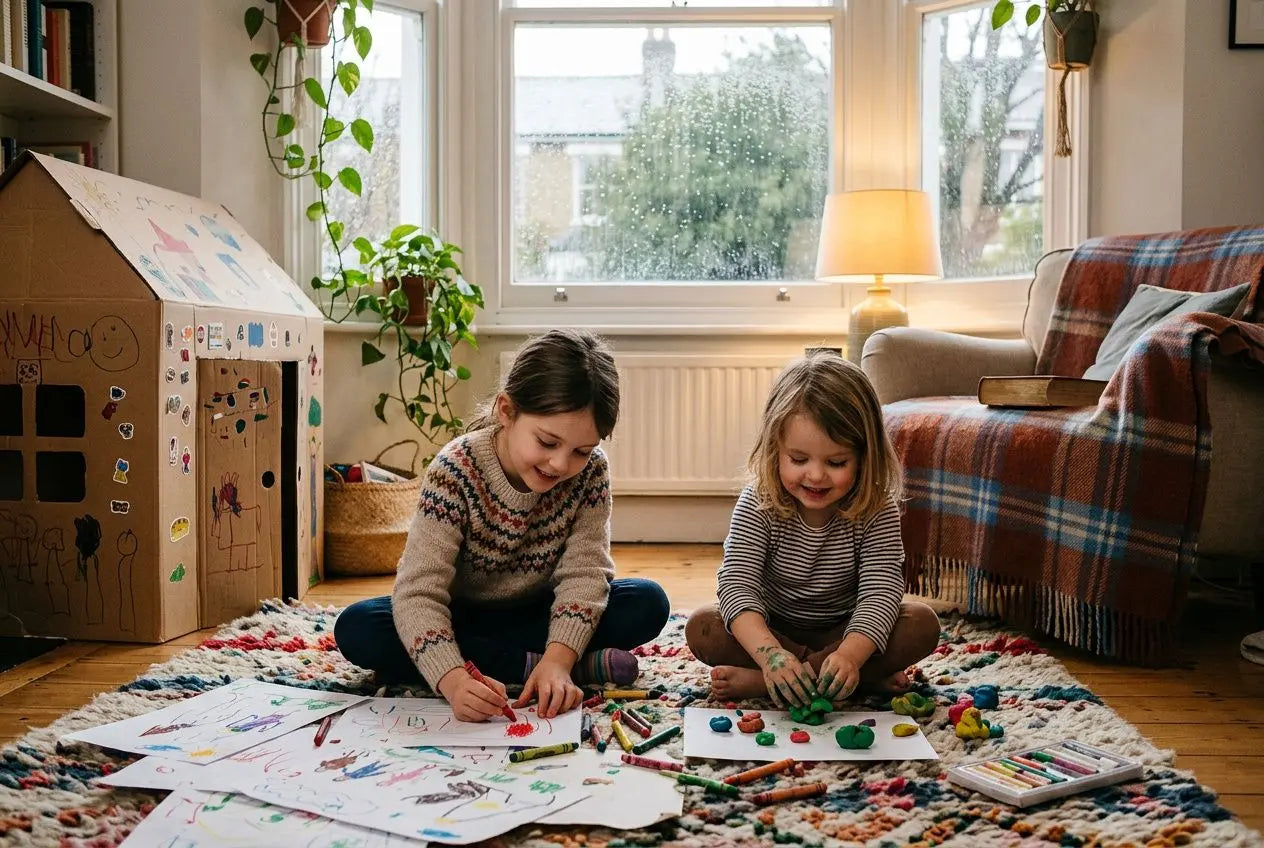 Activité à faire quand il pleut à la maison : 30 idées pour toute la famille